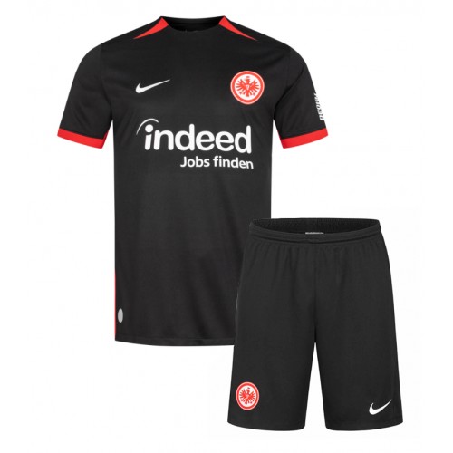 Fotbalové Dres Eintracht Frankfurt Dětské Venkovní 2024-25 Krátký Rukáv (+ trenýrky)